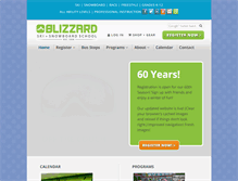 Tablet Screenshot of blizzardmn.com